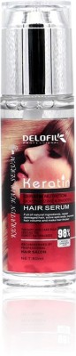 DELOFIL PROFESSIONAL Delofil Keratin Nutrition Hair Serum for Lustrous & Strong Hair(80 ml)