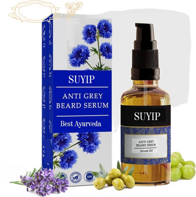 Suyip Natural Beard Anti-Grey Serum | Beard Tone Enhancer A9(30 ml)