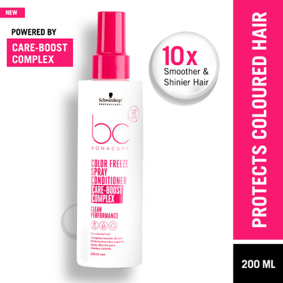 Schwarzkopf Professional Bonacure Color Freeze Leave-in Spray Conditioner with pH 4.5 for Colored Hair(200 ml)