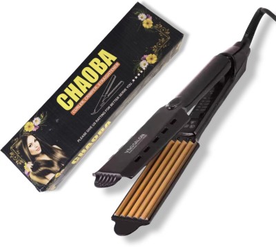 CHAOBA Hair Styler Crimper Ion Technology with Titanium Plates.b Hair Styler(Black)