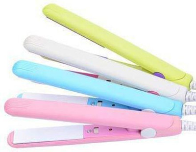 CROMIFY Mini Portable Multi Function Electric Splint Small Hair Straightener Travel W104 New Quality N8006 Mini Portable Electronic Hair Straightener Crimper W104 Hair Straightener(Multicolor)