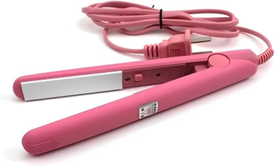 Plusbeauty Hair Straightener Minimized Heat Damage with SilkPro Care Ceramic Coated Plates Pressing mashine small Hair Straightener(Pink)