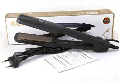 Kemei KM-329 Temperature Control Professional Pro Shine KM 329/00 Hair Straightener(Black)