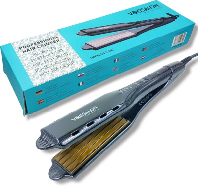 VNG km332kemey Premium Professional Hair Crimper Selection extra care ceramic coated.r Hair Styler(Red)