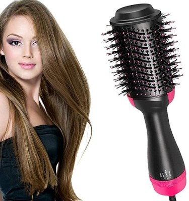 ClothyDeal Electric Hair Dryer_Styler_Straightener, Hair Straightener Curler Brush Hair Dryer 5 in 1 Blow hair Dryer and Volumizer, Hot Air Dryer Brush, Hair Straightener Brush(Multicolor)