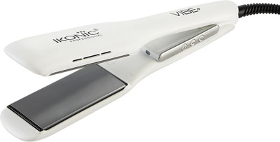 Ikonic Professional Women hair straightener with Ionic technology and Led Display Vibe+ Hair Straightener(White)