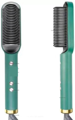 HTD Hair Straightening and Smoothing Comb Electric Hair Brush Straightener For Women XIV-20GT-05 Hair Straightener(Multicolor)
