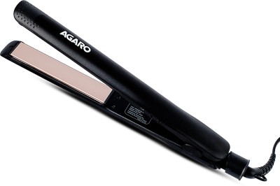 AGARO HS1907 Hair Straightner,Kerating Infused Ceramic Coated Plates, Fast Heating, Hair Straightener(Black)