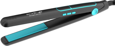 Ikonic Professional IKP-SCSBT 2 in 1 Straight & Curl Slim Hair Straightener(Black & Teal)
