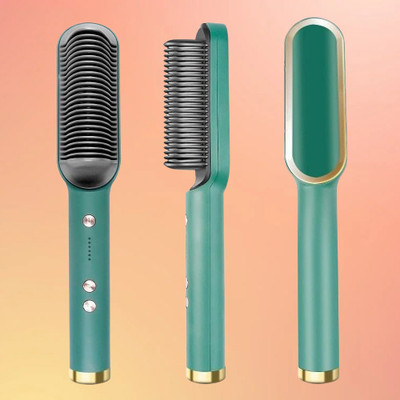 Totthar Hair Straightener Comb Brush Hair Straightener Brush(Multicolor)