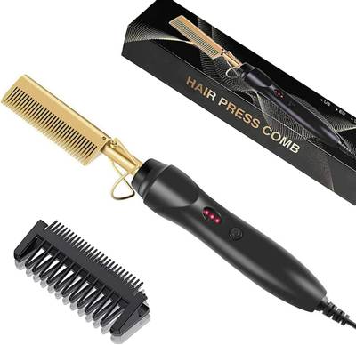 Dherik Tradworld Hot Comb Hair Straightener Electric Heating Comb Beard Straightener-EU Plug Hair Straightener - Price History Dherik Tradworld Hot Comb Hair Straightener Electric Heating Comb Beard Straightener-EU Plug Hair Straightener - Price History