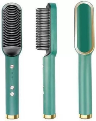 HTD Hair Straightener Comb with 5 Level Temperature Control A17 XIV-20GT-10 Hair Straightener Brush(Multicolor)
