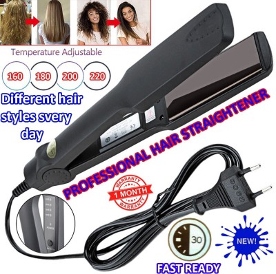 WeRock Women hair strightner KM 329 KM329 Women 40W Ceramic Plate Hair Straightener Anti-Static Flat Iron W1 Hair Straightener(Multicolor)