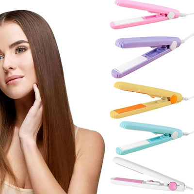 ACHRO TECH Portable Mini Hair Straightener for Women & Girls Stylish– Compact & Handy Hair Straightener(Multicolor)
