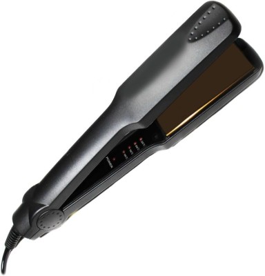 GLOWISH HIGH RESISTANCE FLAOTING PLATE WITH TEMP. CONTROL & INDICATOR CERAMIC PLATE Hair Straightener(Black, Blue)