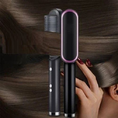 HRKA Hair Brush Curling Anti-perm Straight Hair Comb Hair Iron Hair Styler Tool S123 DY75 Hair Straightener(Multicolor)