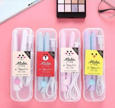 ValueShop Mini Professional Hair Straighteners for Women, College Girls, Flat Iron Specially Designed for Teen Mini Hair Straightner Hair Straightener(Multicolor)