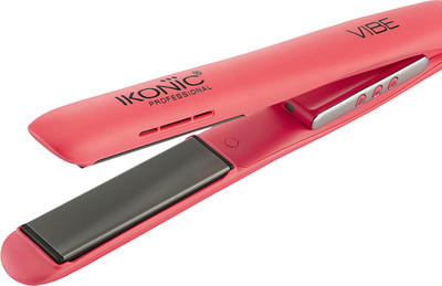 Ikonic Professional Women hair straightener with Ionic Technology and Led Display Vibe Hair Straightener(Peach)