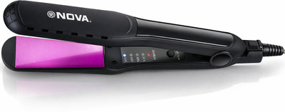 NOVA Temperature Control Professional NHS-900 Hair Straightener(black / Pink)