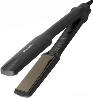 Kemei KM-329 Temperature Control KM 392 Hair Straightener Professional Hair Straightener(Black 5)