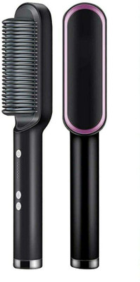 HRKA Hair Brush Curling Anti-perm Straight Hair Comb Hair Iron Hair Styler Tool S19 DY78 Hair Straightener(Multicolor)