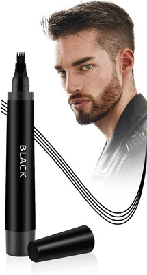 MYEONG Beard with Beard Pencil Filler for Men Black Beard Cream(2.5 g)