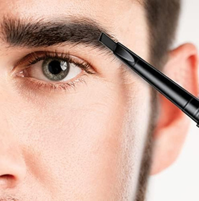manasona Eyebrow Pencil Men & Women Brow Pencil - 2-in-1 Brow Brush & Shape Define Beard Cream(1 g)