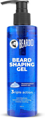 BEARDO Beard Shaping Transparent Shave Gel Beard Gel(200 ml)