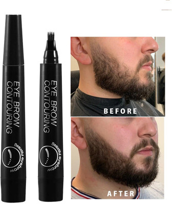 manasona Best New Waterproof Beard Pencil Filler For Men Styling Beard Beard Cream(2.5 g)