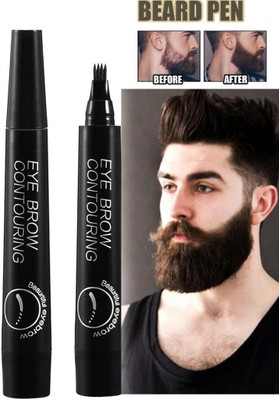 manasona Best Beard & Hair Filler Pen/Pencil Instantly Fill Patches & Thin Areas Beard Cream(2.5 g)