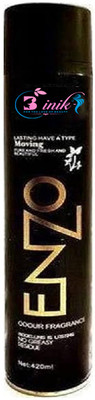 B inik Hair styler Spray For Set Hair Style (Black Strong Fix) Hair Mousse(420 ml)
