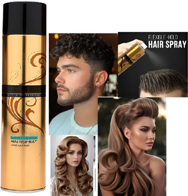 Rudvya Best quality Hair setting/Fixing spray long lasting for Men and Women Hair Spray Hair Spray(200 ml)