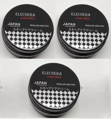 Elecsera Super Hold Hair Styler Hair Wax Pack of 3 Hair Wax(300 g)