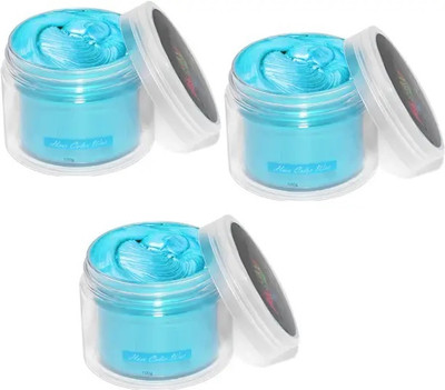 GABBU NEW TEMPORARY HAIR DYEING SKY BLUE CREAMY WAX FOR MEN & WOMEN Hair Cream(300 g)