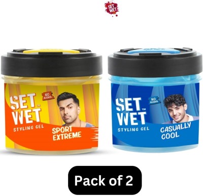 SET WET Sport Extreme High-Quality Hair Gel Trending Hair Gel(500 g)