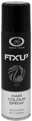 FASHION COLOUR HAIR COLOUR SPRAY BLACK Hair Spray(150 ml)