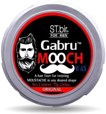 GABRU Original Mooch Wax for Men Strong Hold Mooch Wax Beard Gel(75 g)