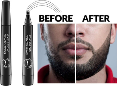 manasona Best Waterproof Beard Pencil Filler For Men Styling Beard Beard Cream(2.5 g)