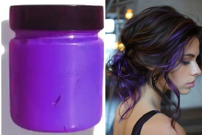 Jiwoo Purple Color Hair Wax for Perfect Hair Styling Made from Safe Ingredients Hair Wax(100 g)