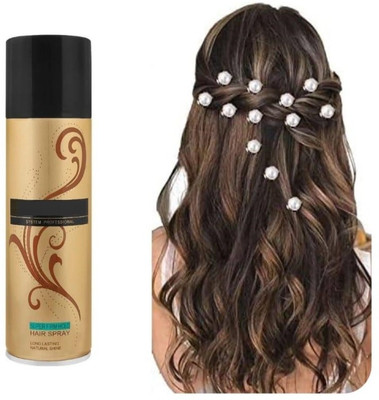 asija makeovers Best Hair setting/Fixing spray long lasting for Men and Women Hair Spray(200 ml)