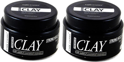 PARK DANIEL Premium Strong Hold Hair Grooming Clay Combo of 2 Bottles of 50 gm(100 gm) Hair Clay(100 g)