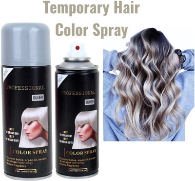 GULGLOW99 Professional Hair Shade Silver Spray Hair Spray(125 ml)