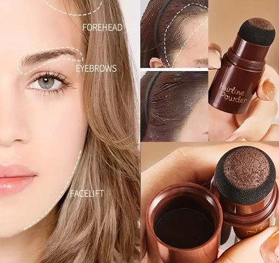 MYEONG Quick Root Touch Up Powder Brown Hairline Stick Shadow Powder 10 g(BROWN)