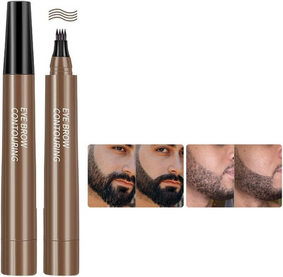 WOONGMI Beard Styling Tool for Men,Beard Pencil Filler,Long Lasting Coverage Beard Cream(2.5 g)