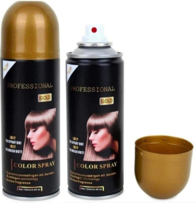 AFARAXIA New Gold Original hair highlight color spray for women Hair Spray(125 ml)