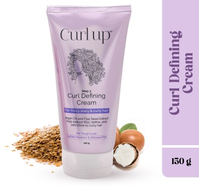 CURL UP Curl Defining Cream | Leave In Conditioner Defines Curls & Provides Hold Hair Cream(150 g)