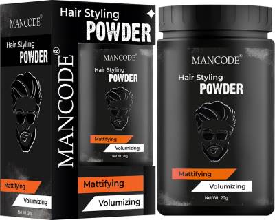 MANCODE Hair Styling Powder for High Volume, Strong Hold and Matte Look,  20gm Hair Powder - Price History
