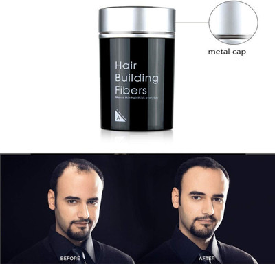 HUZURLU Hair Thickening Fibres Black KS2025 EXTREME Hair Volumizer Fiber(25 g)