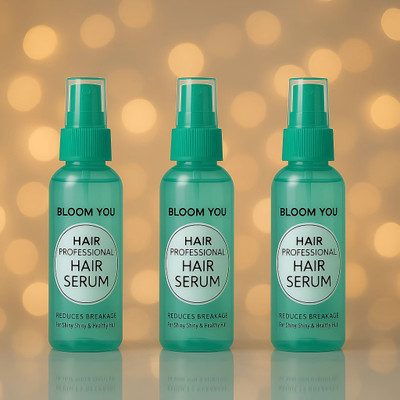 BLOOM YOU Natural Hair Serum Combo – Pack of 2 (100ml each)(300 ml)
