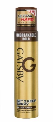 GATSBY Set & Keep Hair Spray - Ultra Hard, 250ml Hair Spray(250 ml)